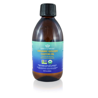 Aceite de Ricino Orgánico 16.9oz 100% Puro, Libre de Hexano, Extra-Virgen