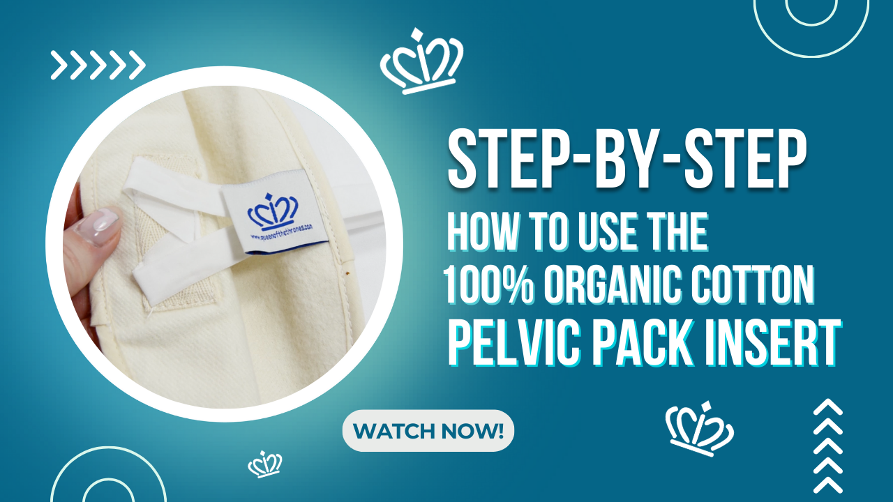 Load video: How to use the Organic Cotton Pelvic Pack Insert